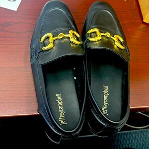 Black Jeffrey Campbell Loafers, size 7